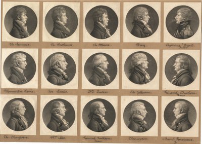 サン・メマン肖像画コレクション、グループ31 作： Charles B. J. Févret de Saint Mémin