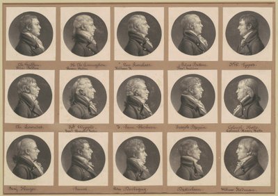 サン・メマン肖像画コレクション、グループ32 作： Charles B. J. Févret de Saint Mémin