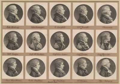 サン・メマン肖像画コレクション、グループ34 作： Charles B. J. Févret de Saint Mémin