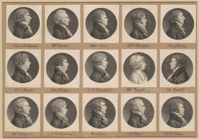 サン・メマン肖像画コレクション、グループ35 作： Charles B. J. Févret de Saint Mémin