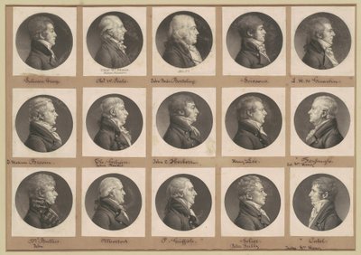 サン・メマン肖像画コレクション、グループ37 作： Charles B. J. Févret de Saint Mémin