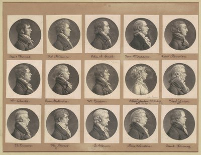 サン・メマン肖像画コレクション、グループ38 作： Charles B. J. Févret de Saint Mémin