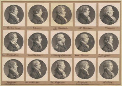 サン・メマン肖像画コレクション、グループ39 作： Charles B. J. Févret de Saint Mémin