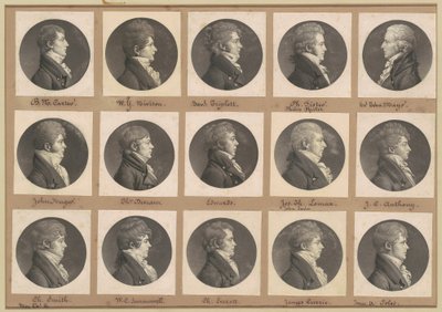サン・メマン肖像画コレクション、グループ41 作： Charles B. J. Févret de Saint Mémin