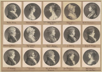 サン・メマン肖像画コレクション、グループ44 作： Charles B. J. Févret de Saint Mémin