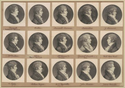 サン・メマン肖像画コレクション、グループ45 作： Charles B. J. Févret de Saint Mémin
