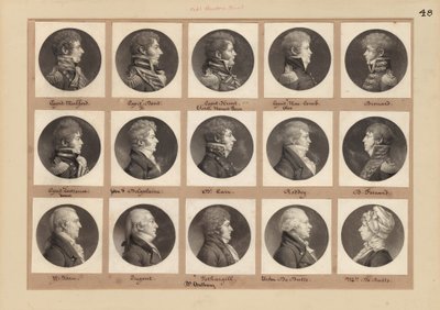 サン・メマン肖像画コレクション、グループ48 作： Charles B. J. Févret de Saint Mémin