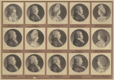 サン・メマン肖像画集、グループ4 作： Charles B. J. Févret de Saint Mémin