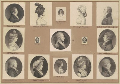 サン・メマン肖像画コレクション、グループ50 作： Charles B. J. Févret de Saint Mémin