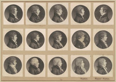 サン・メマン肖像画コレクション、グループ55 作： Charles B. J. Févret de Saint Mémin