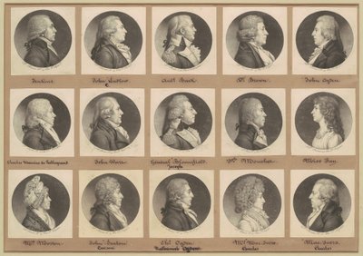 サン・メマン肖像画コレクション、グループ7 作： Charles B. J. Févret de Saint Mémin