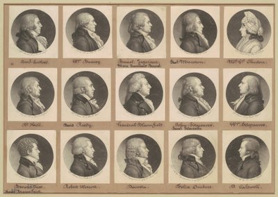 サン・メマン肖像画コレクション、グループ8 作： Charles B. J. Févret de Saint Mémin
