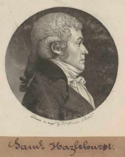 サミュエル・ヘイズルハースト 作： Charles B. J. Févret de Saint Mémin