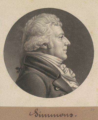 シモンズ 作： Charles B. J. Févret de Saint Mémin