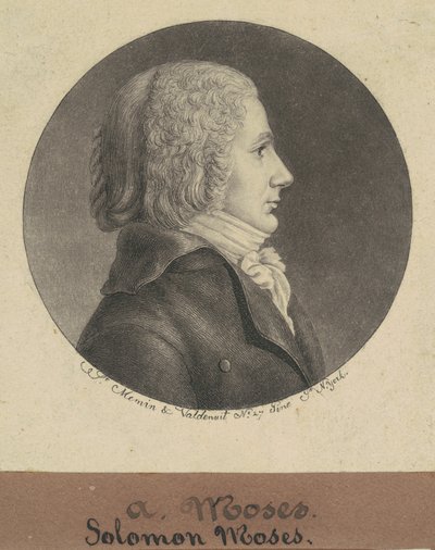 ソロモン・モーセ 作： Charles B. J. Févret de Saint Mémin