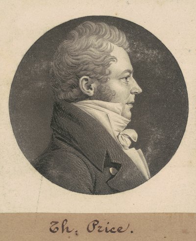 トーマス・プライス 作： Charles B. J. Févret de Saint Mémin