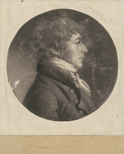 正体不明の男 作： Charles B. J. Févret de Saint Mémin
