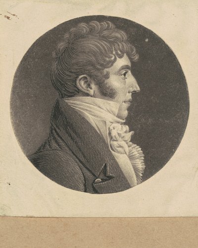 正体不明の男 作： Charles B. J. Févret de Saint Mémin