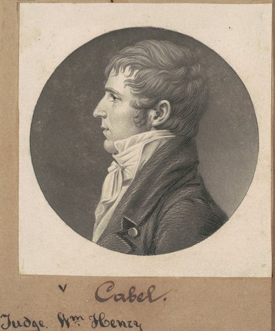 ウィリアム・H・キャベル 作： Charles B. J. Févret de Saint Mémin