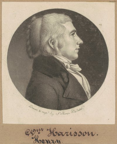 ウィリアム・ヘンリー・ハリソン 作： Charles B. J. Févret de Saint Mémin