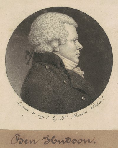 ウィリアム・ハドソン 作： Charles B. J. Févret de Saint Mémin