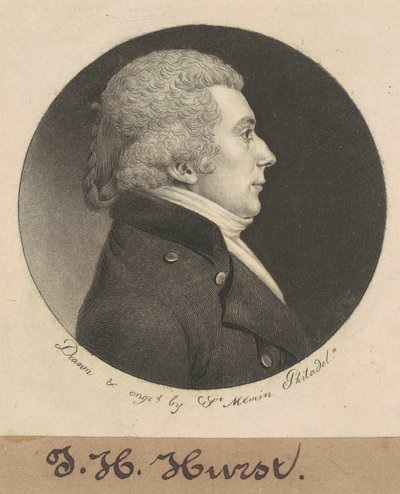 ウィリアム・ハースト 作： Charles B. J. Févret de Saint Mémin