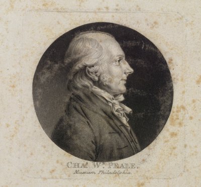 チャールズW.アフターの肖像 作： Charles Balthazar Julien Févret de Saint Mémin