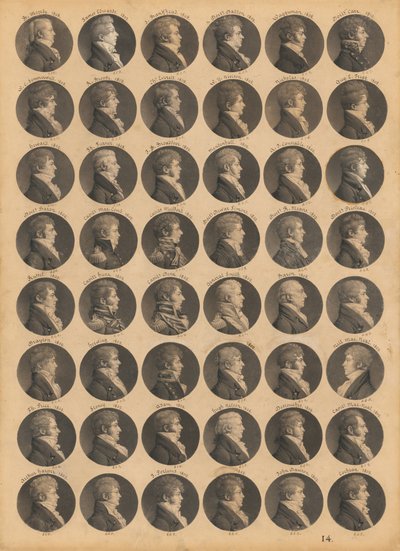  作： Charles Balthazar Julien Févret de Saint-Mémin