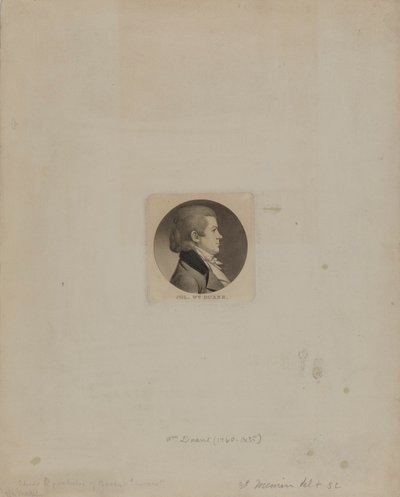 大佐Wm.デュアン 作： Charles Balthazar Julien Févret de Saint Mémin