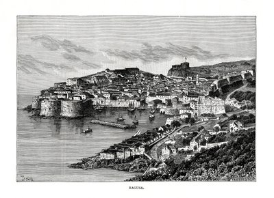 ラグーザ、シチリア島、イタリア、1879 作： Charles Barbant