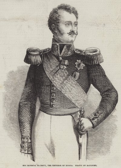 彼の帝国陛下、ロシアの皇帝 作： Charles Baugniet