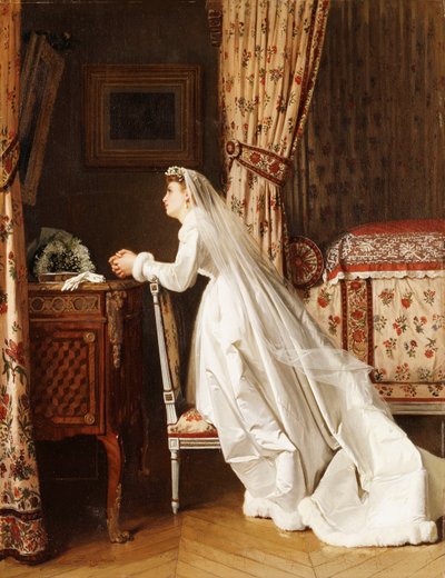 花嫁、 作： Charles Baugniet