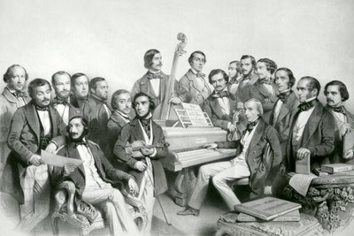 ミュージカルユニオン、publ。ハンハート、1851年 作： Charles Baugniet