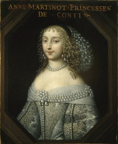アンヌ・マリー・マルティーノッツィ 1637-1672年 コンティの王女 1665年頃 作： Charles Beaubrun