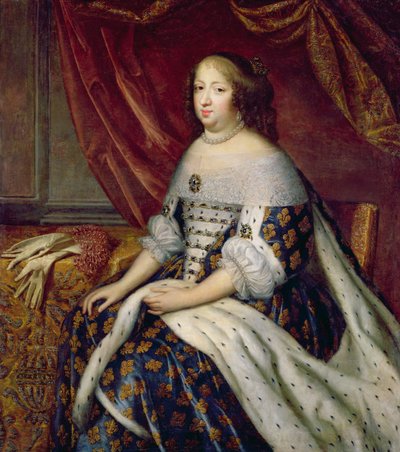 オーストリアのアンの肖像（1601-66）フランスの女王 作： Charles Beaubrun