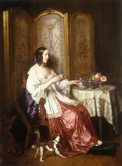 チョコレートのカップ、1844 作： Charles Beranger