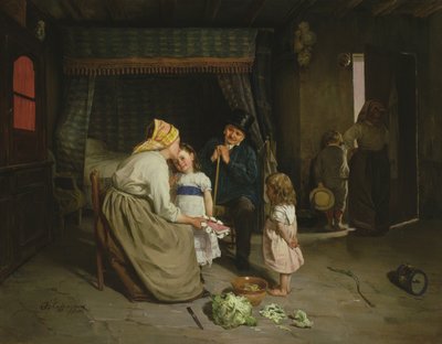 教会に行く前に 作： Charles Bertrand DEntraygues