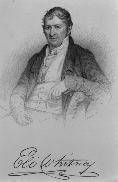 イーライホイットニー、DCヒンマンによって彫刻、1846 作： Charles Bird King