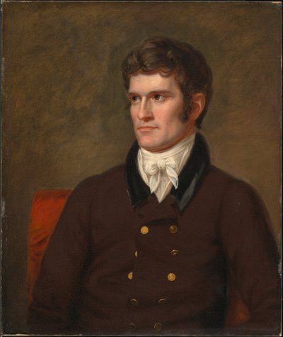 ジョン・コールドウェル・カルホーン、c。 1822年。 作： Charles Bird King