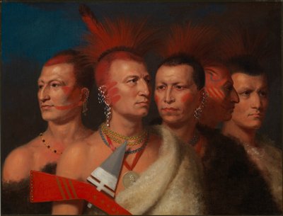 若いオマホー、ウォー イーグル、リトル ミズーリ、ポーニー、1821 年。 作： Charles Bird King