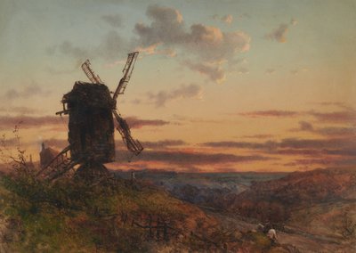 風車のある風景 作： Charles Branwhite