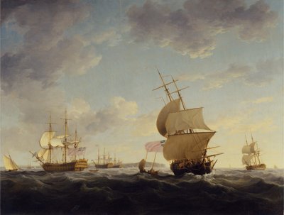 イギリス海峡での配送 作： Charles Brooking