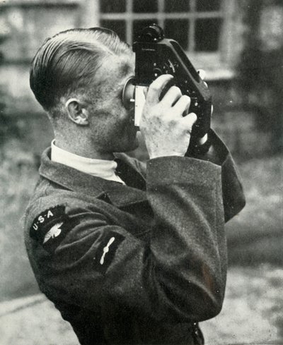 第二次世界大戦、1941年の間に航法を学ぶ飛行士。 作： Charles Brown
