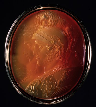 火星とベローナとのカメオ、1784年頃 作： Charles Brown
