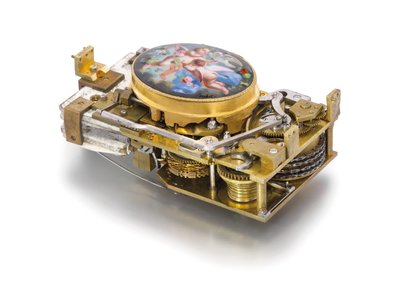 歌う鳥の箱、1840年頃 作： Charles Bruguier
