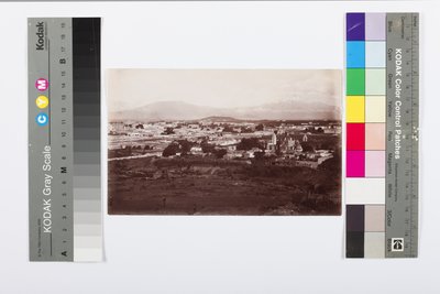 Orizaba Peak and Settlement、c.1900（albumen print） 作： Charles Burlingame Waite