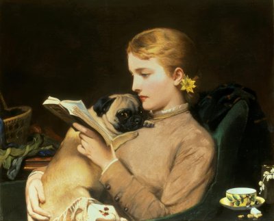 ブロンドとブルネット 作： Charles Burton Barber
