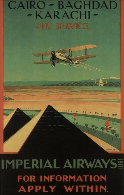 インペリアル・エアウェイズ、1926年 作： Charles C. Dickson