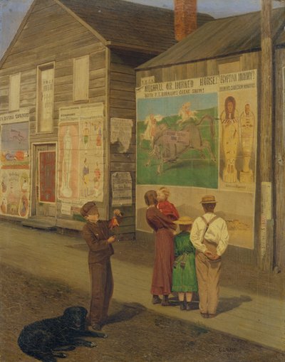 来るべき出来事はその影を前に投げかけます、1871年。 作： Charles Caleb Ward