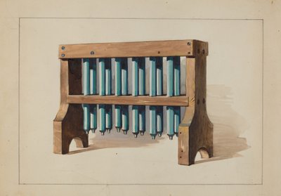 キャンドル型付きラック 作： Charles Caseau